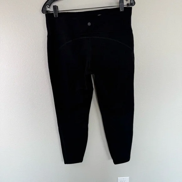 Athleta Altitude Tight Polartec Power Stretch Pants Black Winter Large Petite - Picture 5 of 8